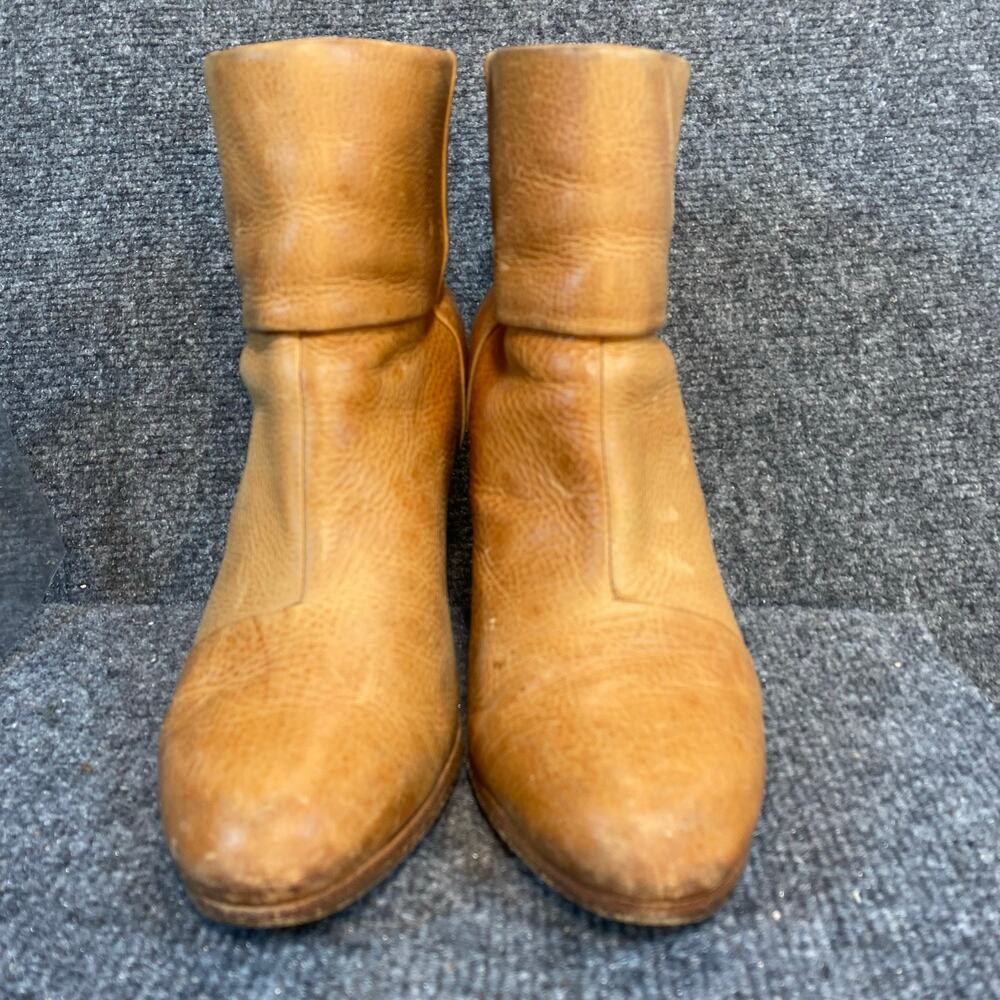 Rag & Bone Newbury Ankle Boot Bootie CAMEL TAN Leather Womens 41 US 10.5 $450 - Picture 3 of 9